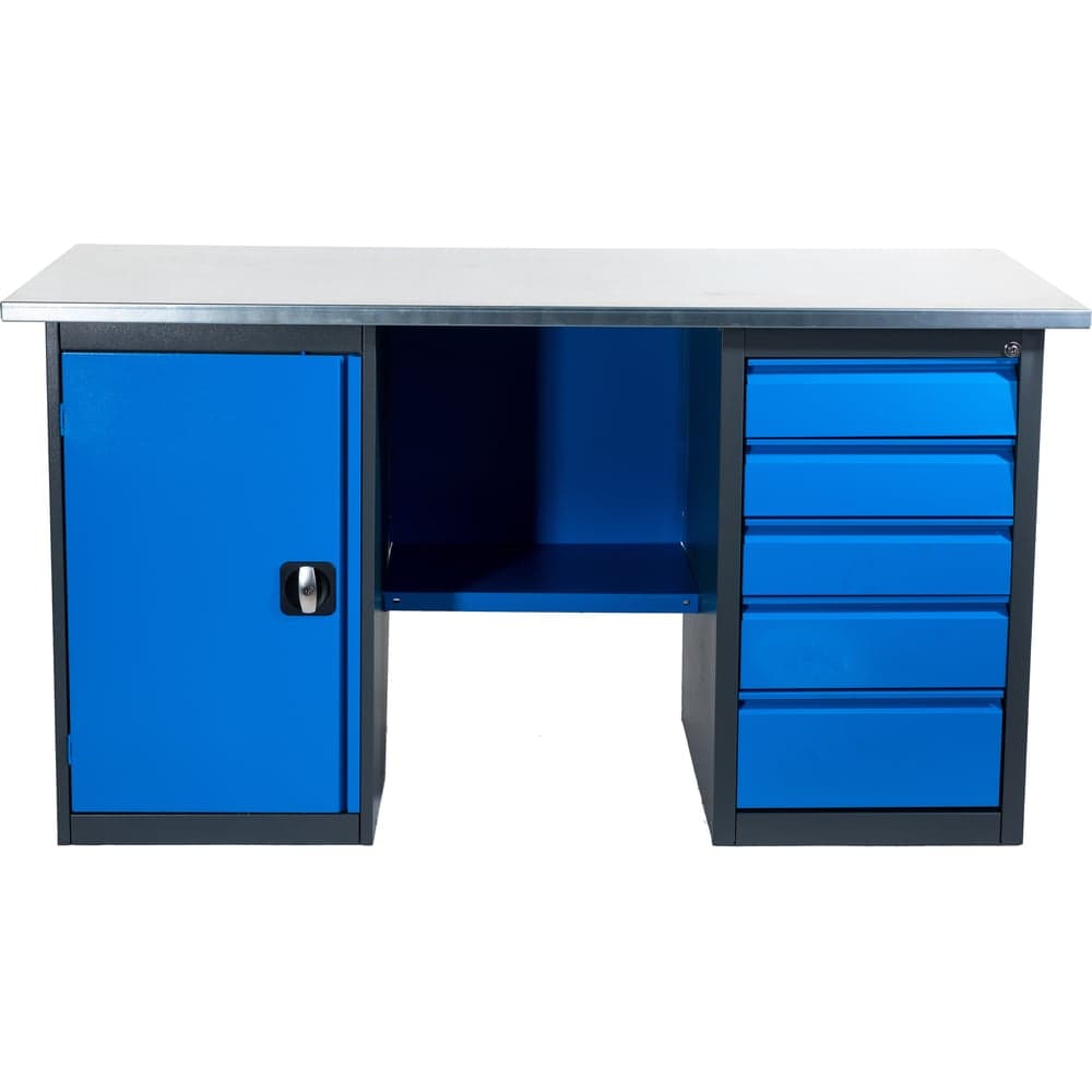 Верстак с драйвером и тумбой 1600х685х850 Gigant ВДТ(Россия), нагрузка 300кг, столешница 25мм МДФ, G-ВДТ-1.6 — фото 6