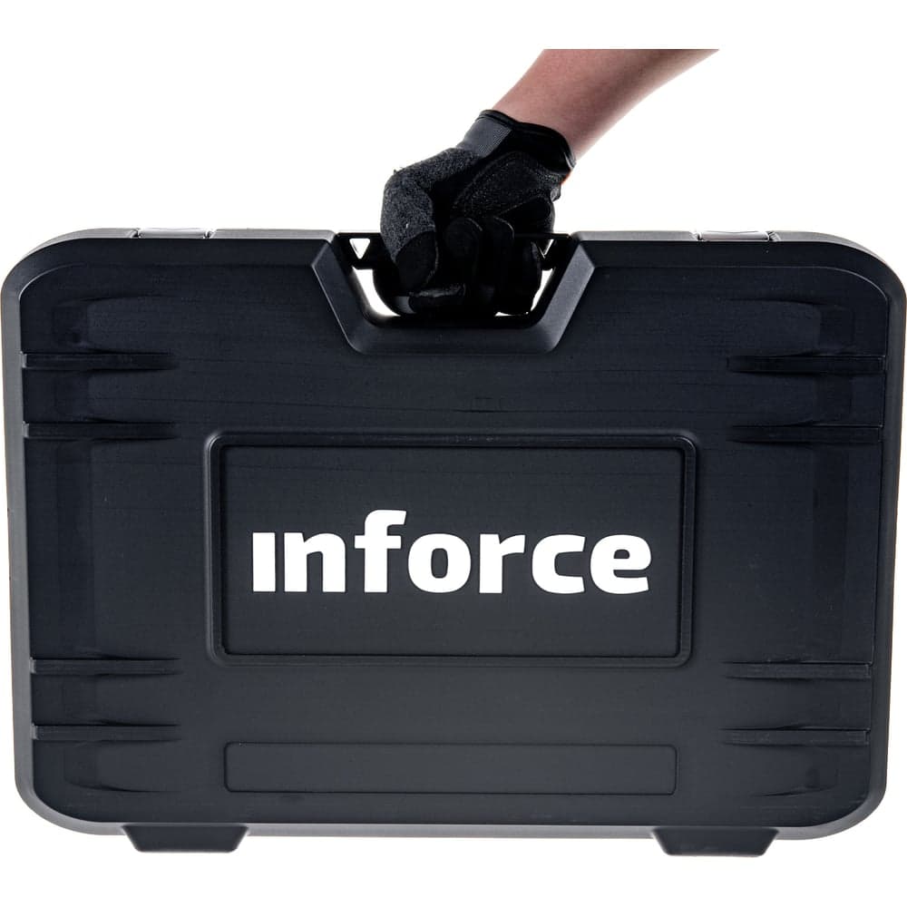 Набор инструментов Inforce 150 предметов 1/2" & 3/8" & 1/4", Сталь Cr-V, Сталь Cr-V, Профессиональный, 06-07-21 — фото 25