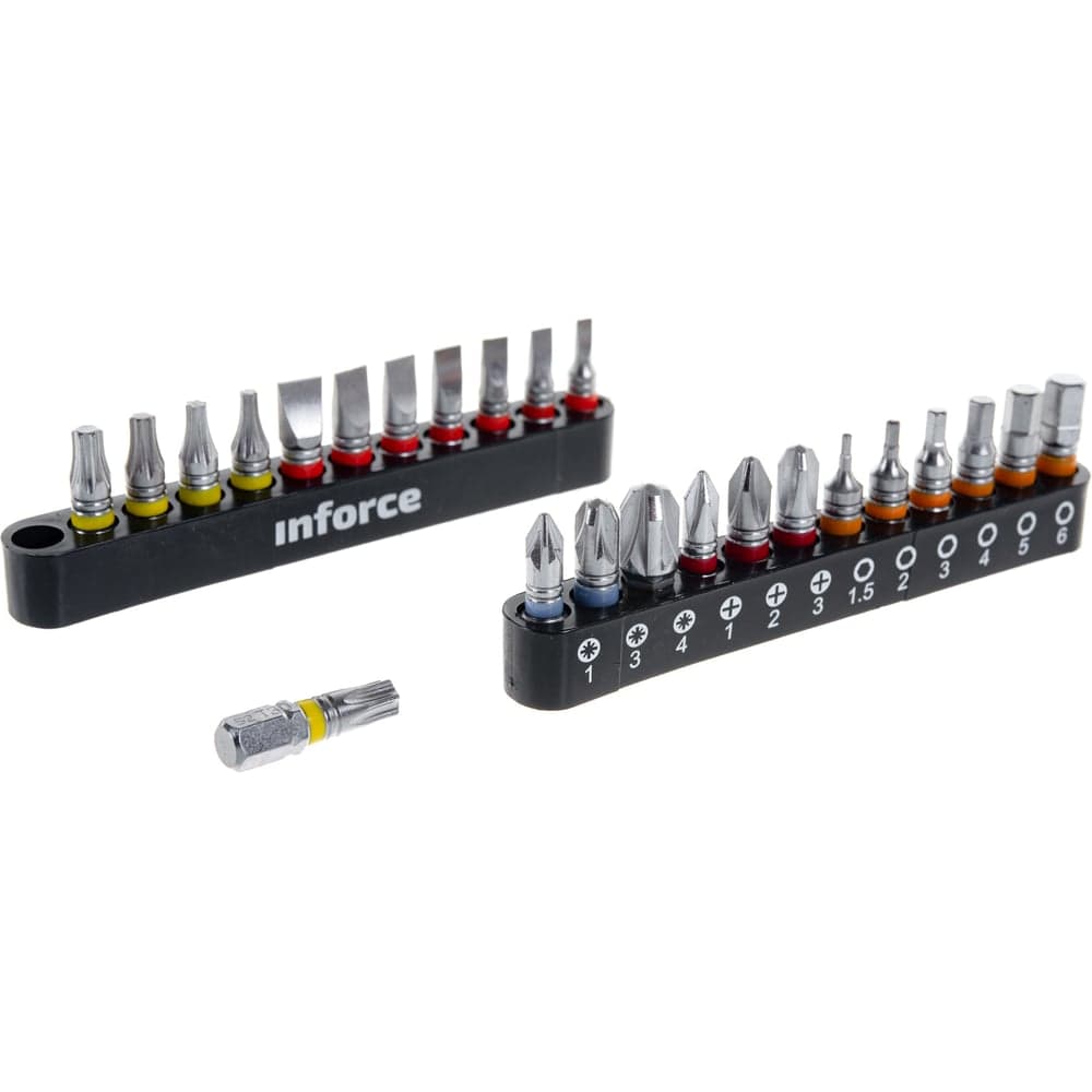 Набор инструментов Inforce 150 предметов 1/2" & 3/8" & 1/4", Сталь Cr-V, Сталь Cr-V, Профессиональный, 06-07-21 — фото 31
