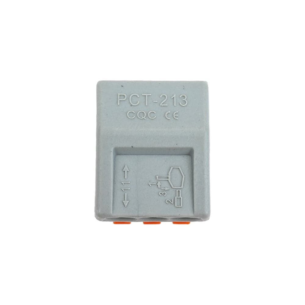 Трехпроводная клемма Gigant 50 шт/уп 0,08-2,5(4)мм² GCT-222-413-50 — фото 8