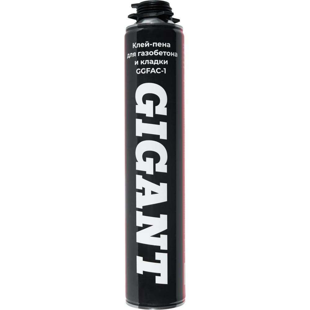 Клей-пена для газобетона и кладки Gigant, 1000 мл, GGFAC-1