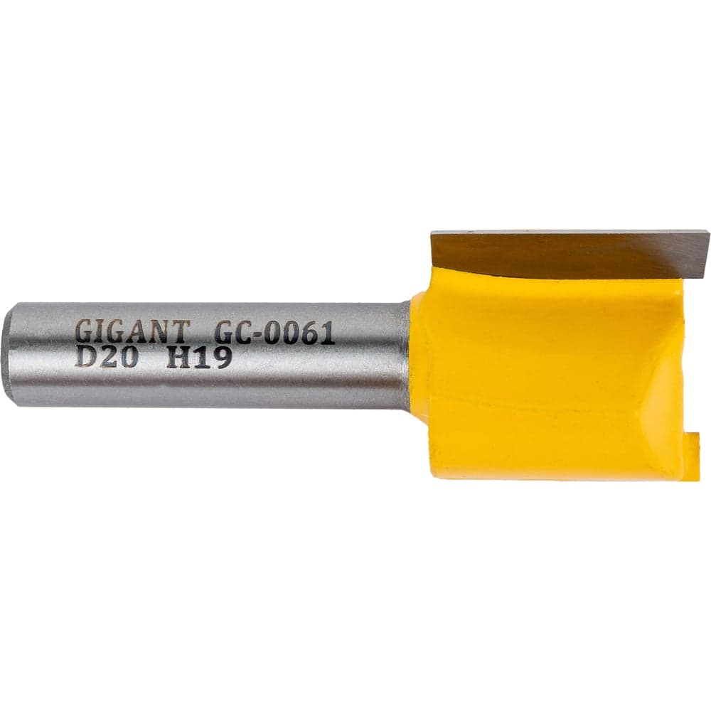 Фреза пазовая прямая D20 мм, H19 мм, хвостовик 8 мм Gigant GC-0061 — фото 2