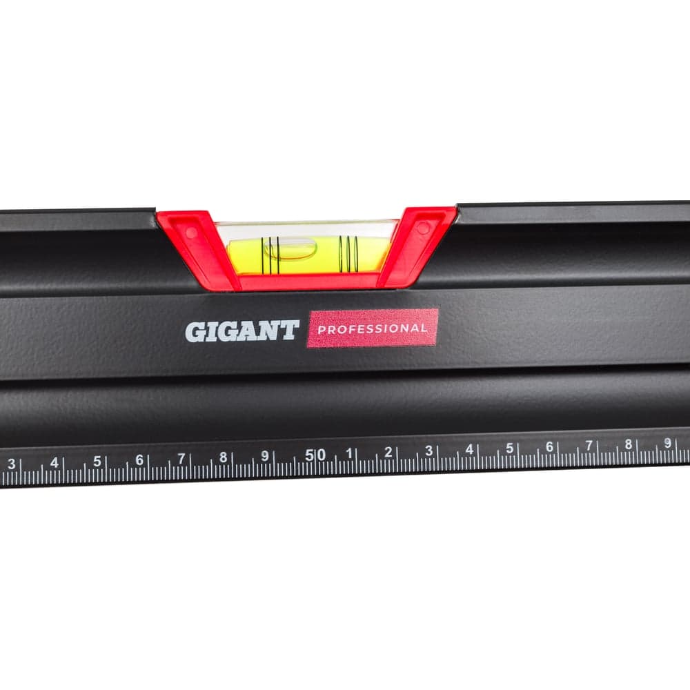 Алюминиевый магнитный уровень Gigant Professional 1000 мм 3 глазка GPGW-100-2 — фото 5