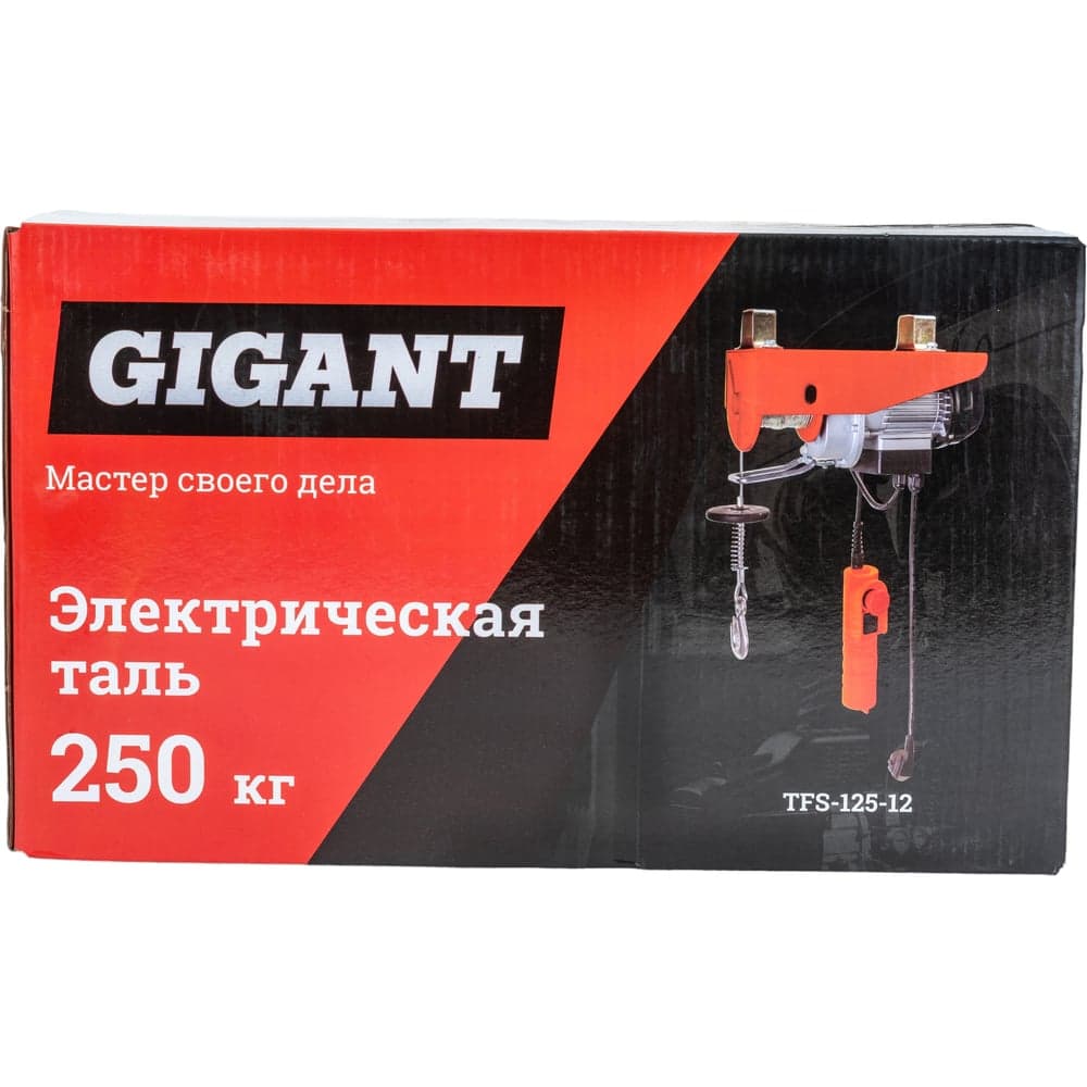 Электрическая таль 125/250кг 12м Gigant TFS-125-12 — фото 9