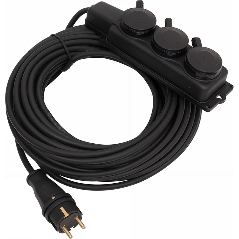 Силовой удлинитель Gigant с/з КГ 3x2,5 3 гнезда 20м IP44 G-859