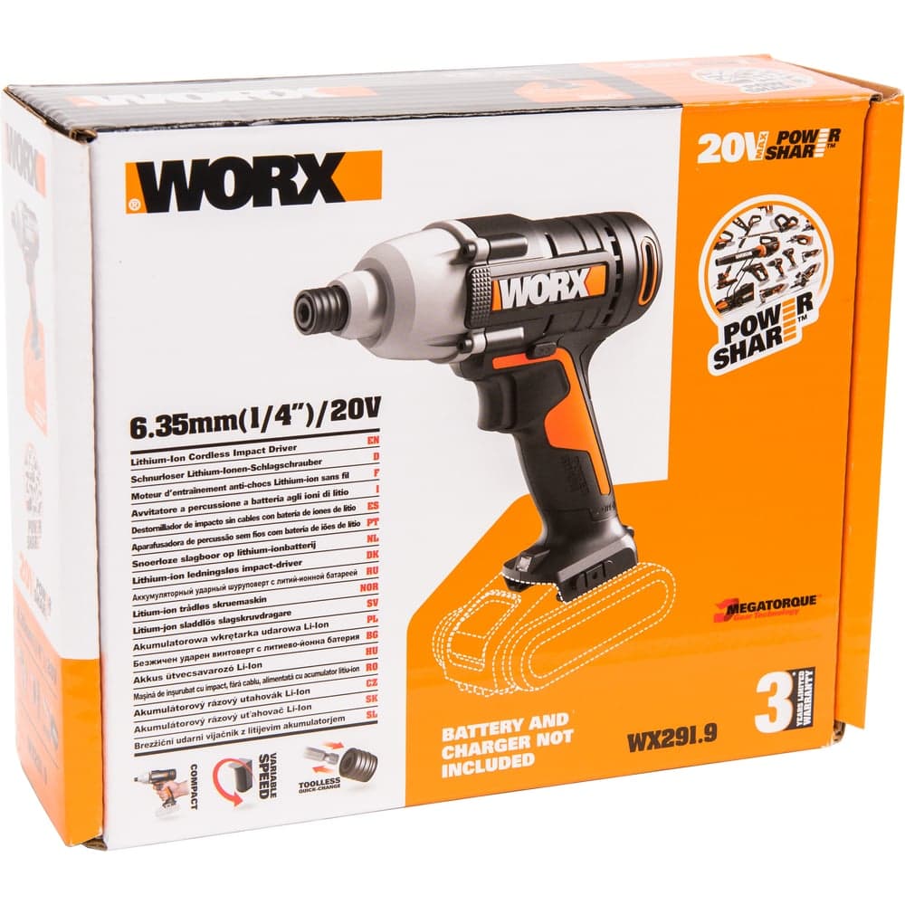 Ударный аккумуляторный винтоверт WORX WX291.9 — фото 7