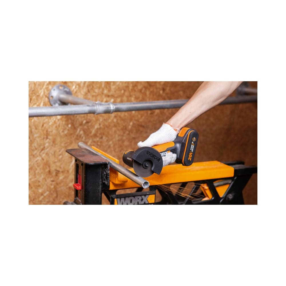 Угловая аккумуляторная шлифмашина WORX WX801 — фото 6