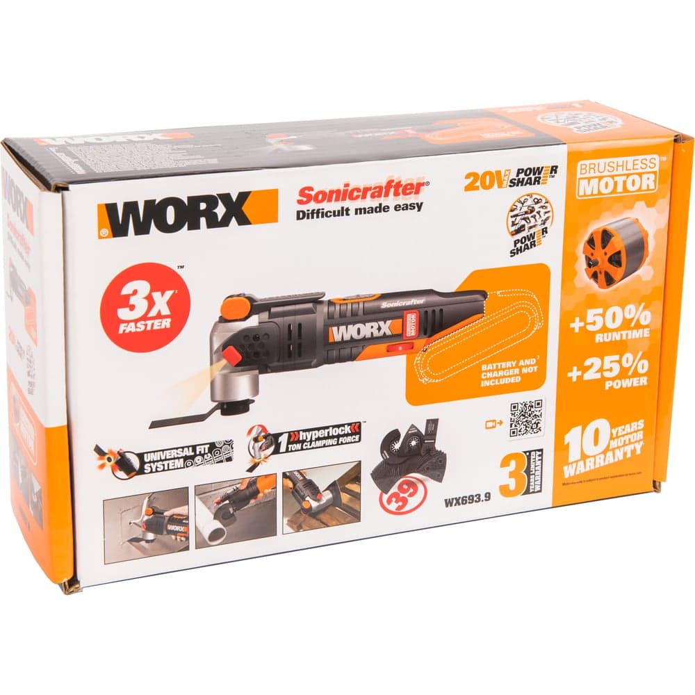 Аккумуляторный бесщеточный реноватор WORX WX693.9 — фото 8