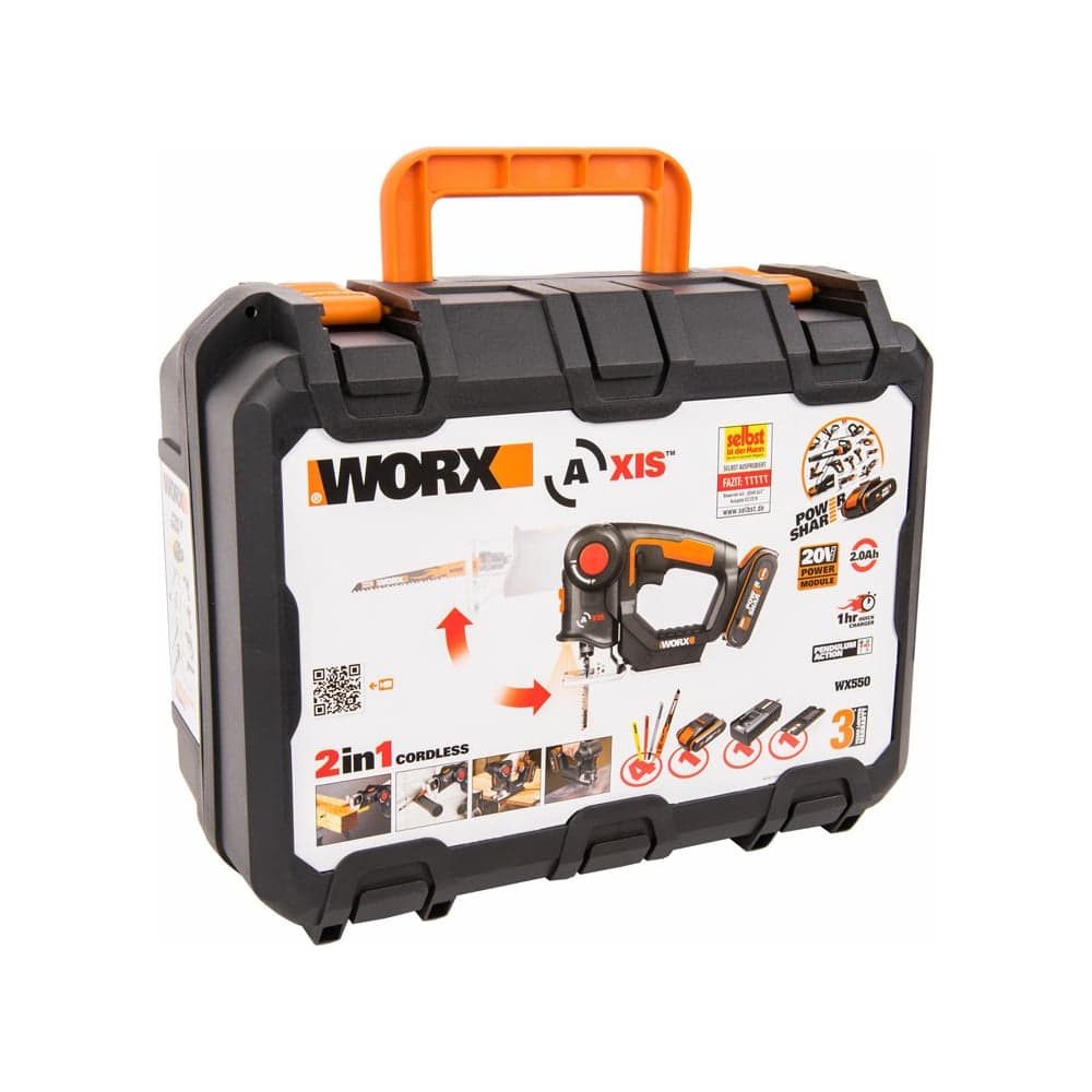Аккумуляторный лобзик-сабельная пила WORX WX550 — фото 13
