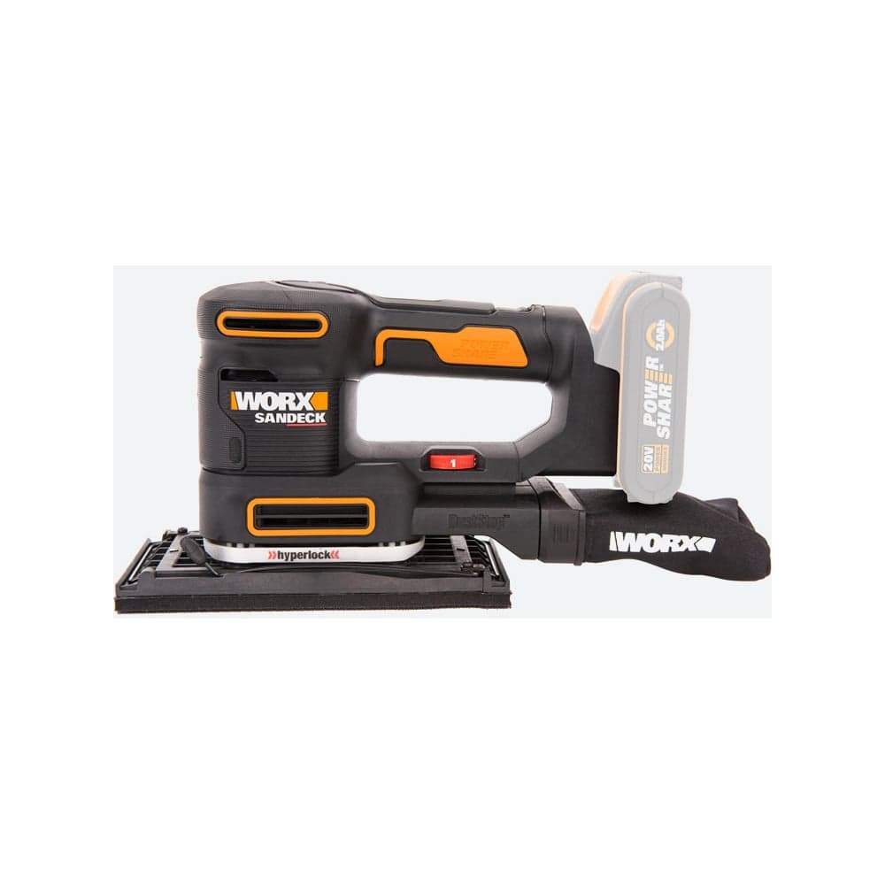 Аккумуляторная виброшлифмашина WORX WX820.9 — фото 6