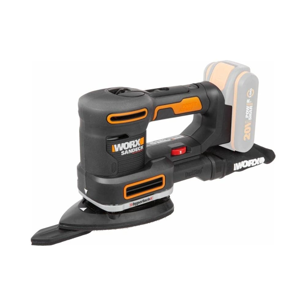 Аккумуляторная виброшлифмашина WORX WX820.9 — фото 3