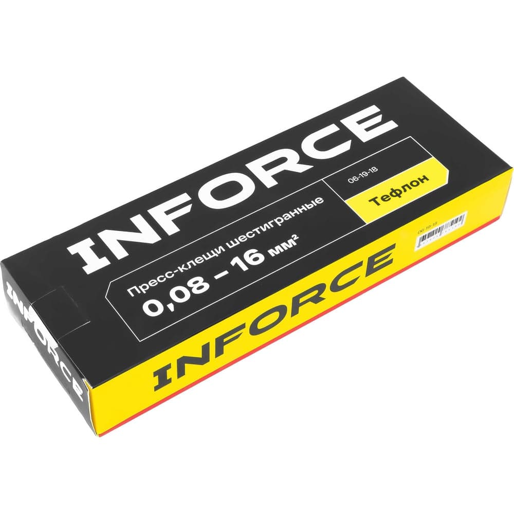Пресс-клещи Inforce шестигранные 0,08 - 16 мм2 тефлон 06-19-18 — фото 12
