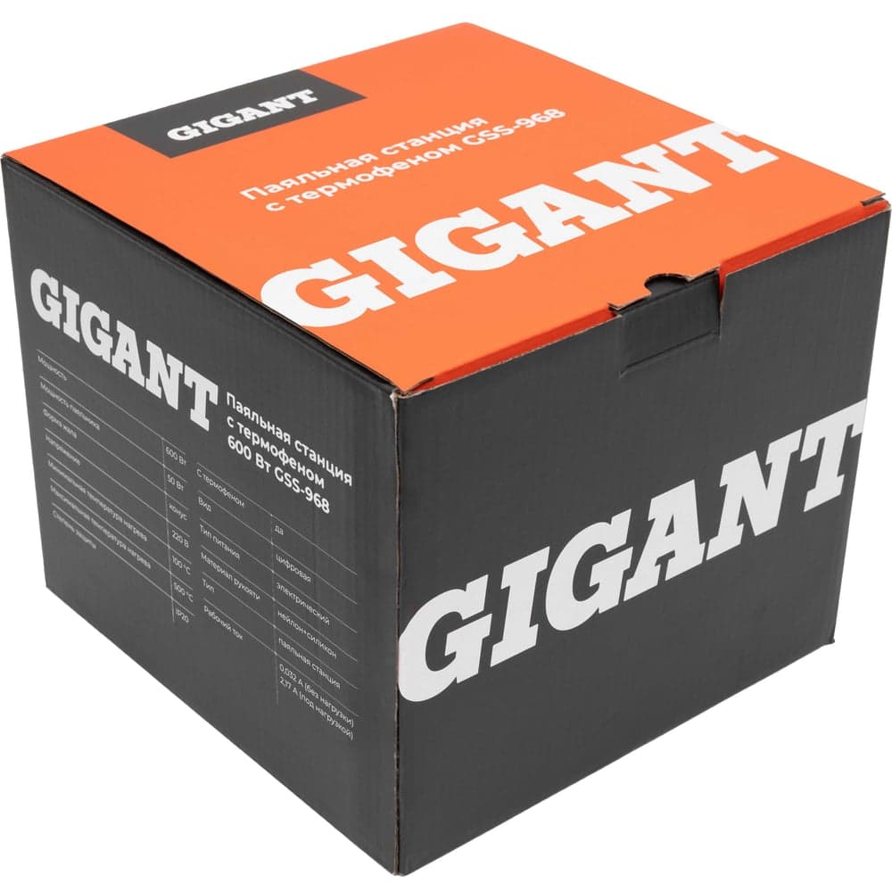 Паяльная станция Gigant с термофеном 600Вт GSS-968 — фото 11