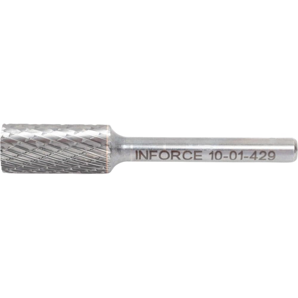 Бор-фреза форма А /цилиндр с гладким торцом/ DC 12х25/70 хв. 6 мм Inforce 10-01-429