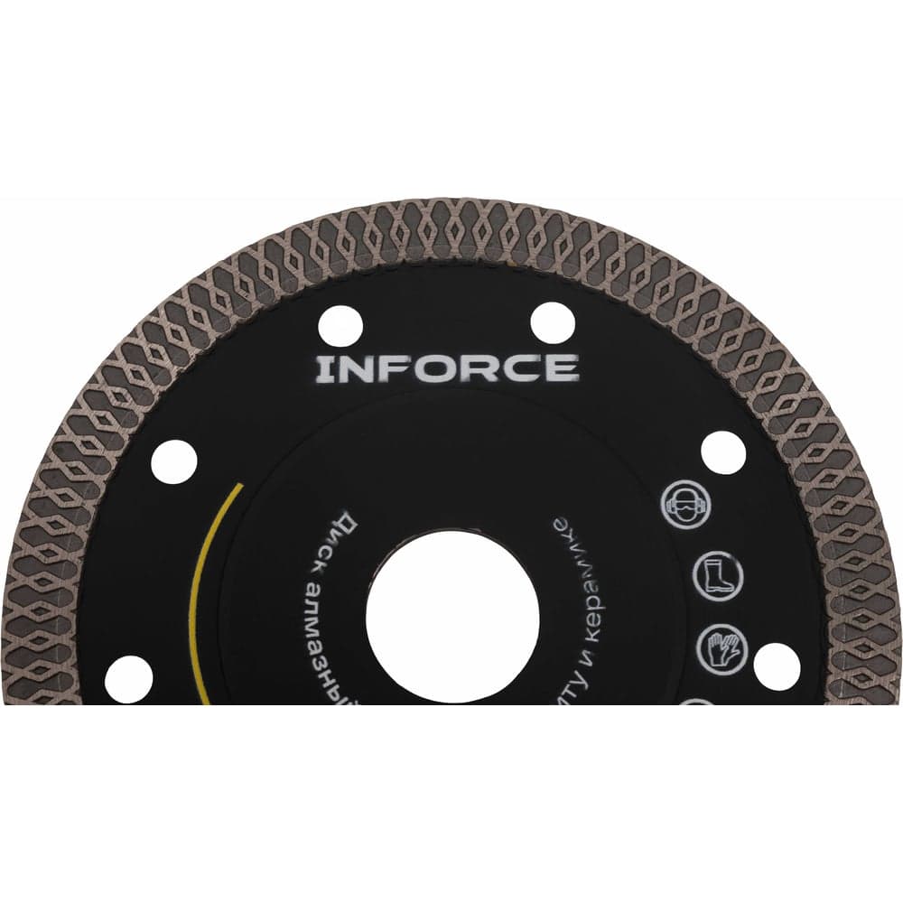 Диск алмазный турбо ультратонкий 115x22.2 мм Inforce 11-01-495 — фото 7