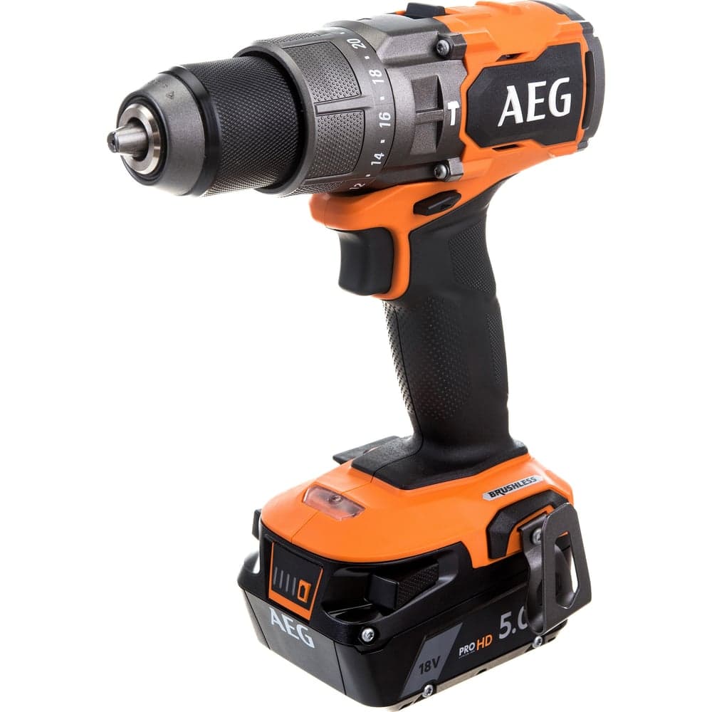 Бесщеточная аккумуляторная ударная дрель-шуруповерт AEG 18В BSB18C3BL-502C 4935478939 — фото 7