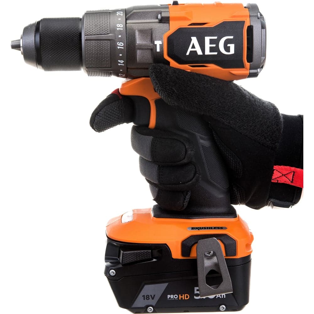 Бесщеточная аккумуляторная ударная дрель-шуруповерт AEG 18В BSB18C3BL-502C 4935478939 — фото 16