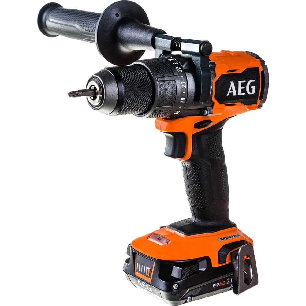 Бесщеточная аккумуляторная ударная дрель-шуруповерт AEG 18В BSB18C3BL-X02C 4935478937 — фото 7