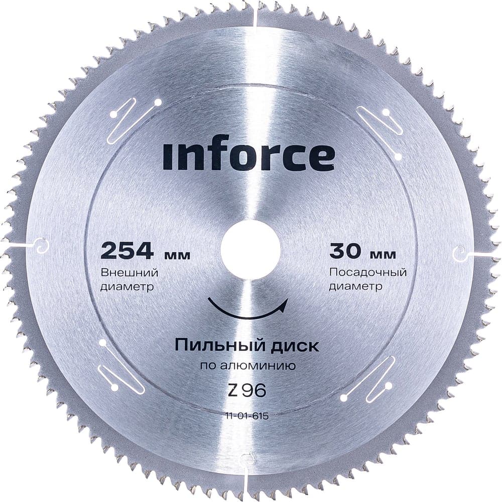 Диск пильный по алюминию (254х30 мм; 96Z) Inforce 11-01-615