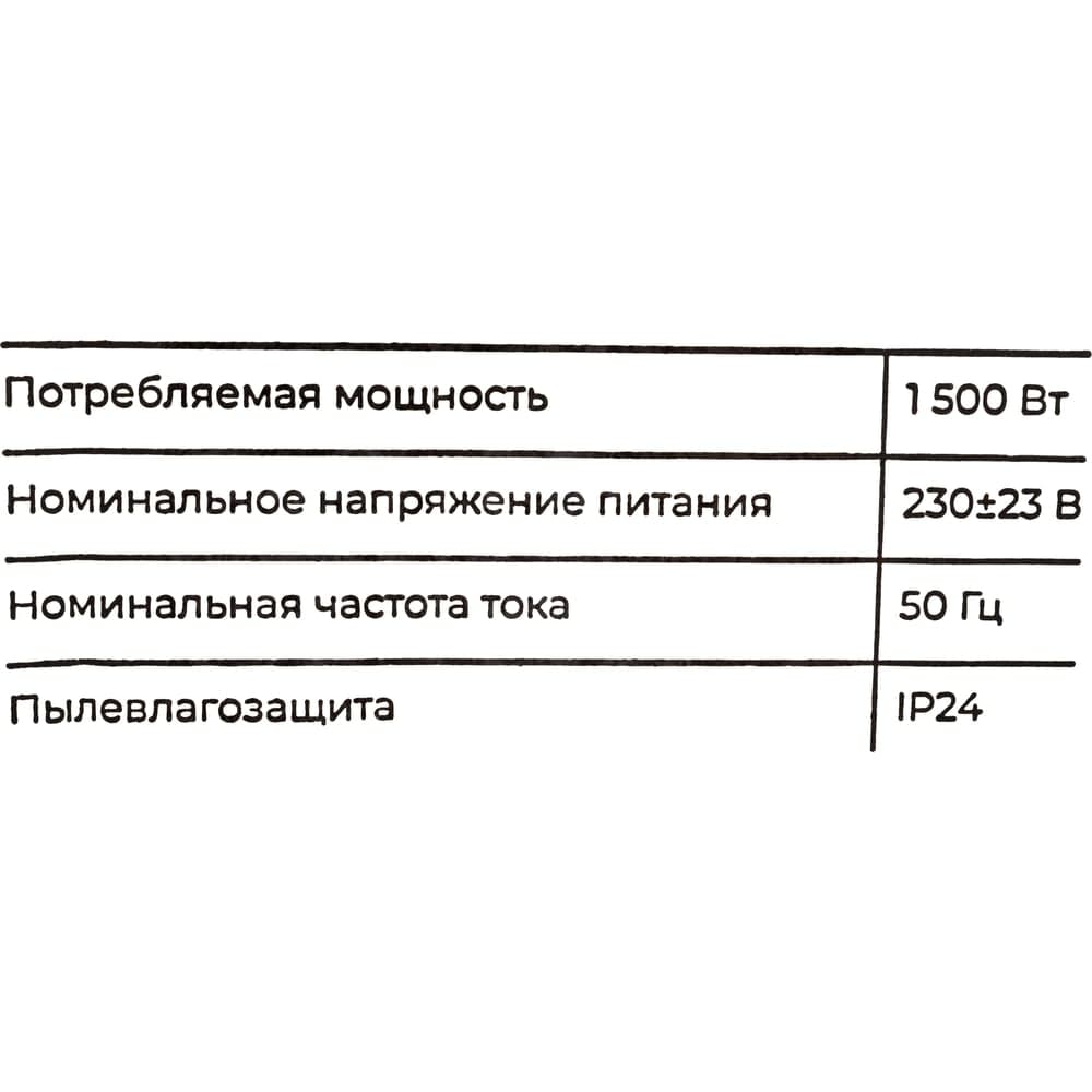 Электрический конвектор 1500 Вт Gigant GCEX-1,5 MT — фото 7