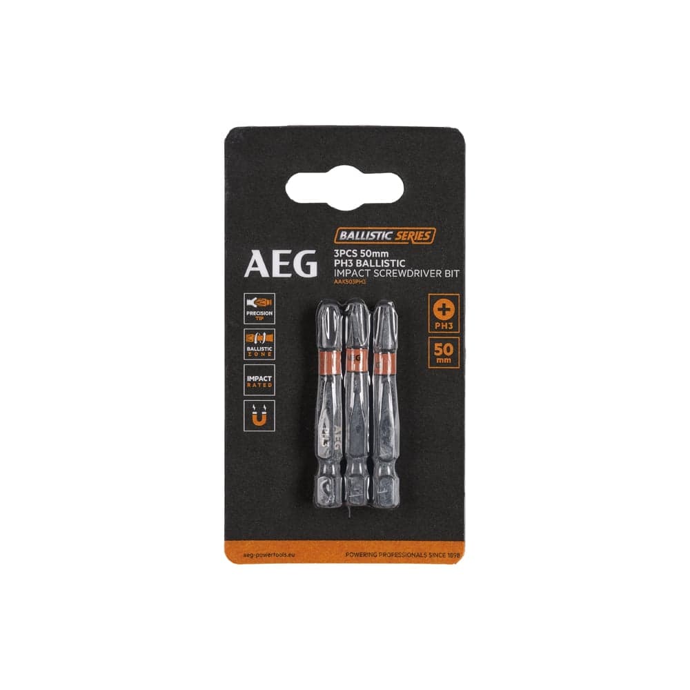 Биты ударные AAK503PH3 (3 шт; PH3; 50 мм) AEG 4932479182