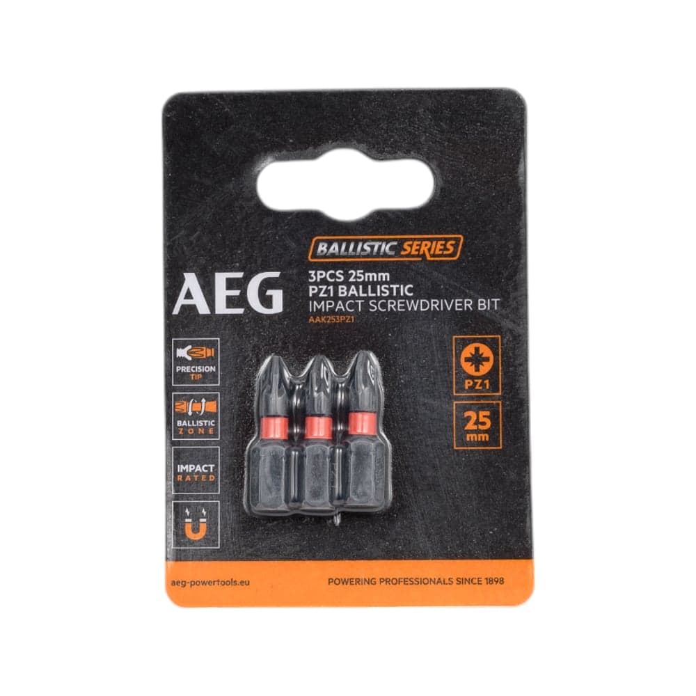 Биты ударные AAK253PZ1 (3 шт; PZ1; 25 мм) AEG 4932479170