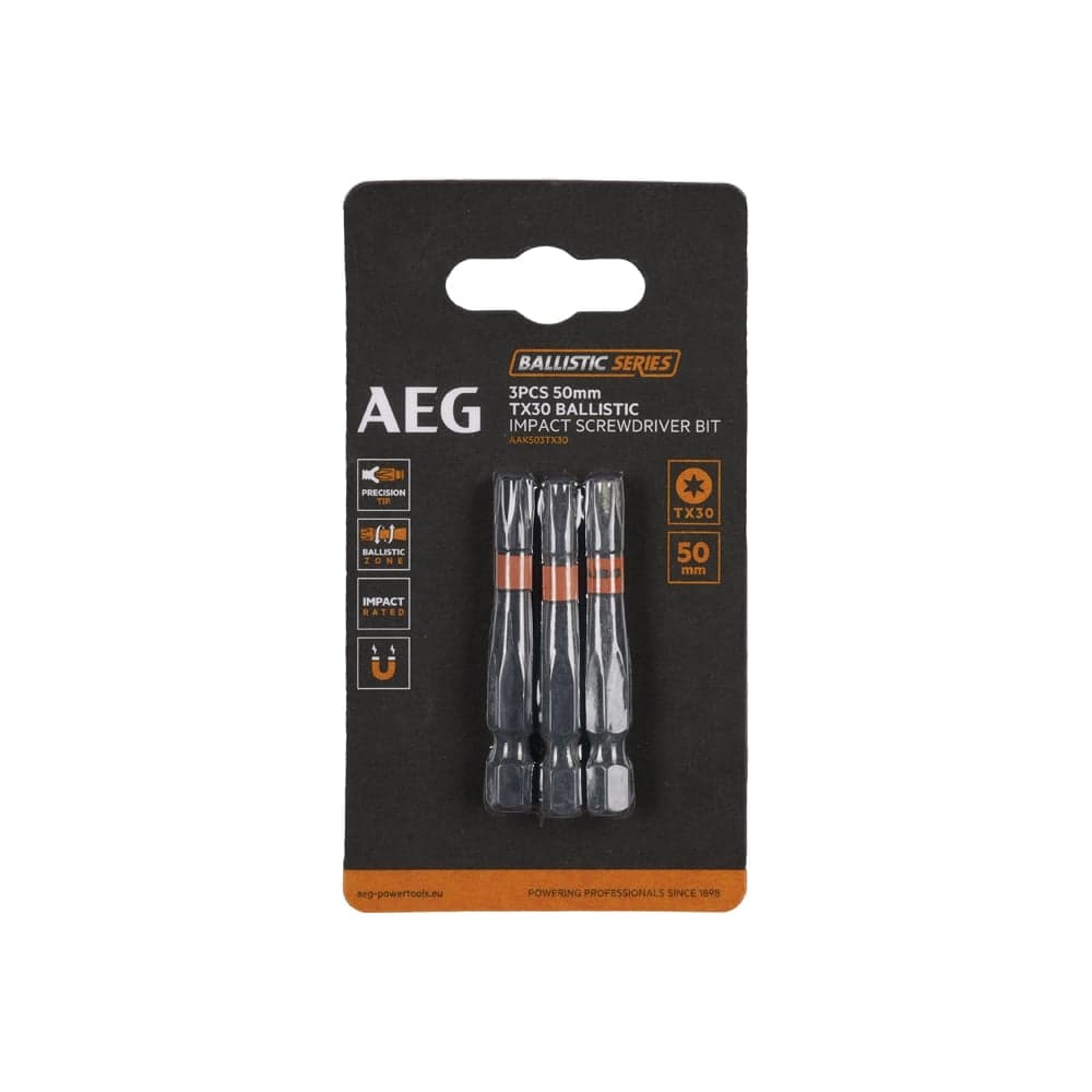 Биты ударные AAK503TX30 (3 шт; TX30; 50 мм) AEG 4932479189