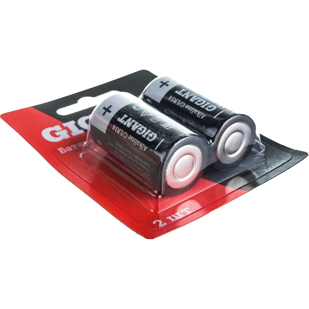Батарейка Gigant Alkaline C/LR14 блистер 2 шт. GBA-С-2 — фото 2