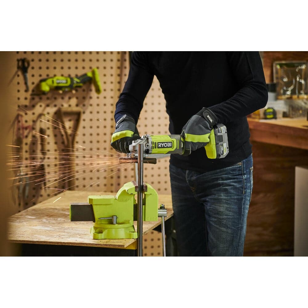 Углошлифмашина Ryobi ONE+ RAG18125-0 5133005403 — фото 8