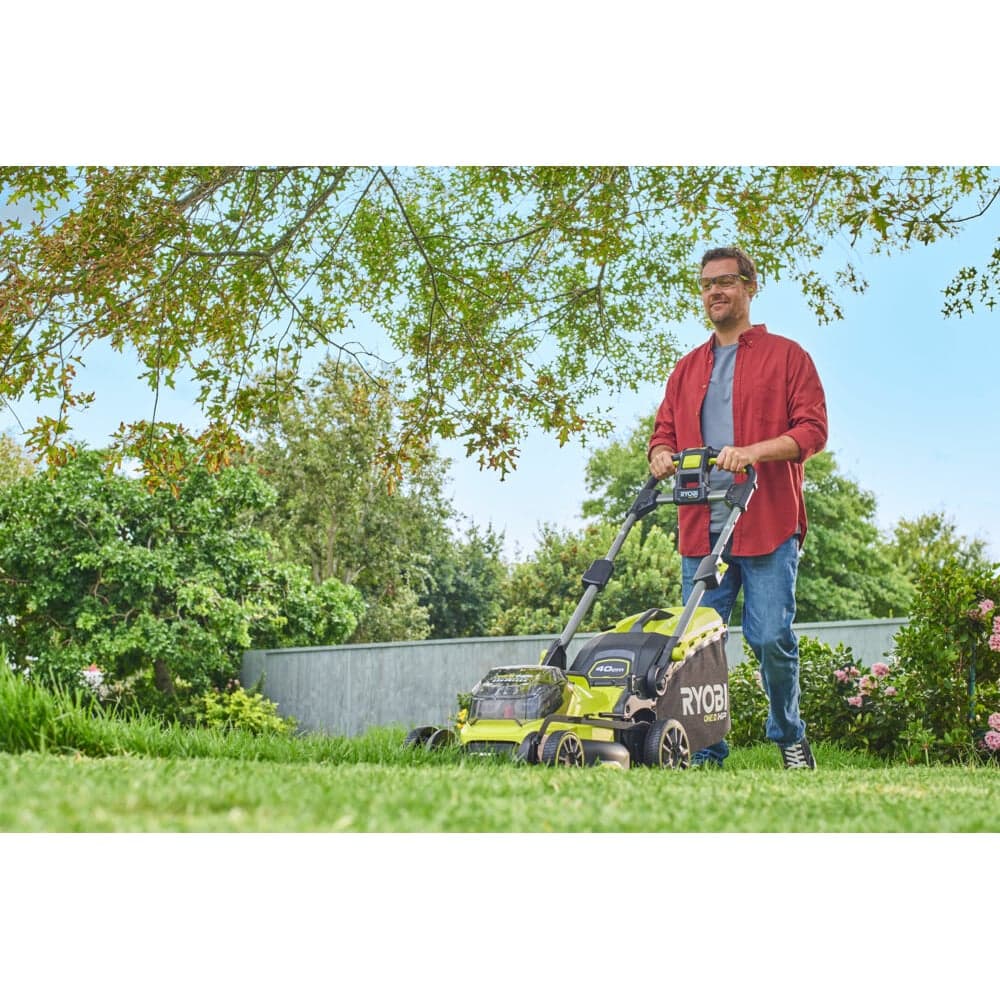 Бесщеточная газонокосилка Ryobi ONE+ RY18LMX40B-0 5133005479 — фото 10