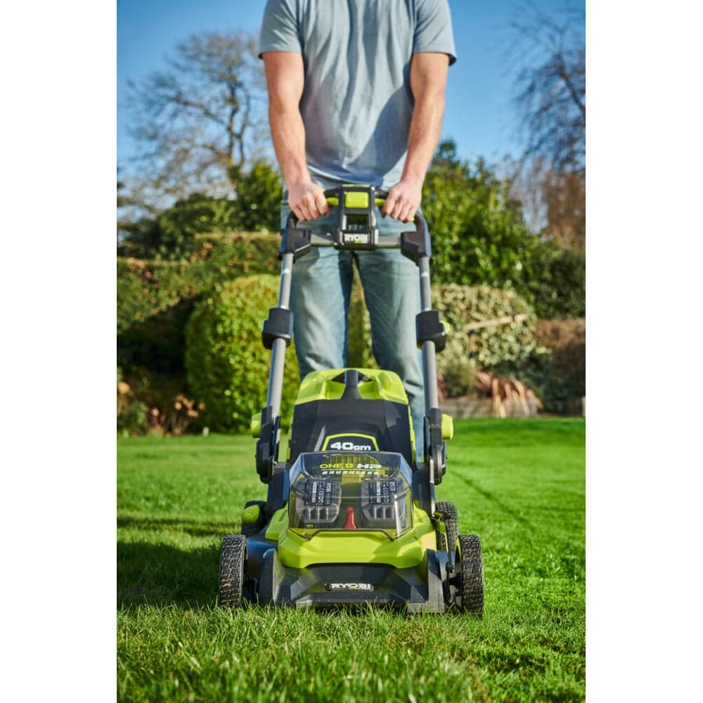 Бесщеточная газонокосилка Ryobi ONE+ 18В RY18LMX40B-240 5133005481 — фото 12