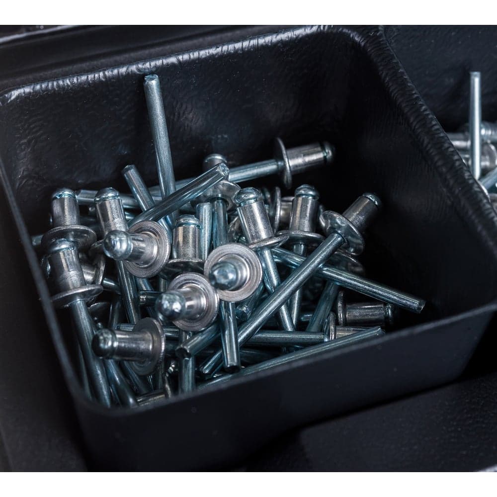 Литой ручной заклепочник Inforce в кейсе, с набором заклепок 2.4-4.8 мм 06-14-101 — фото 8