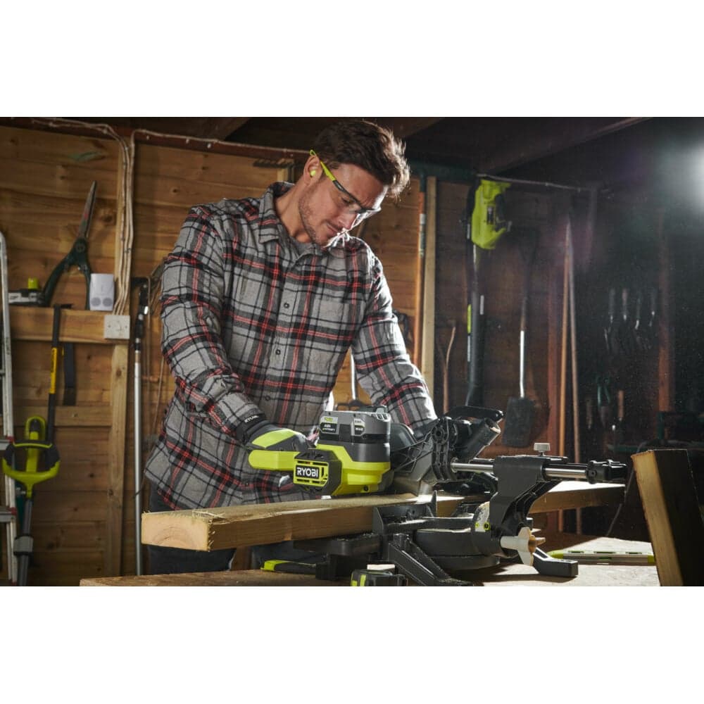 Торцовочная пила Ryobi 18В RMS18190-0 5133005502 — фото 2