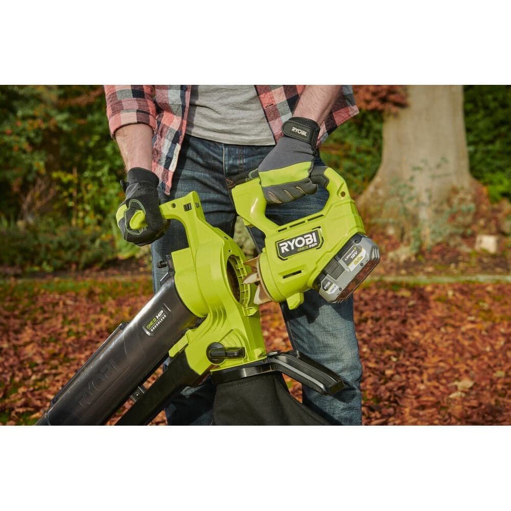 Бесщеточный садовый пылесос-воздуходувка Ryobi ONE+ 18В RY18BVXA-0 5133005546 — фото 3