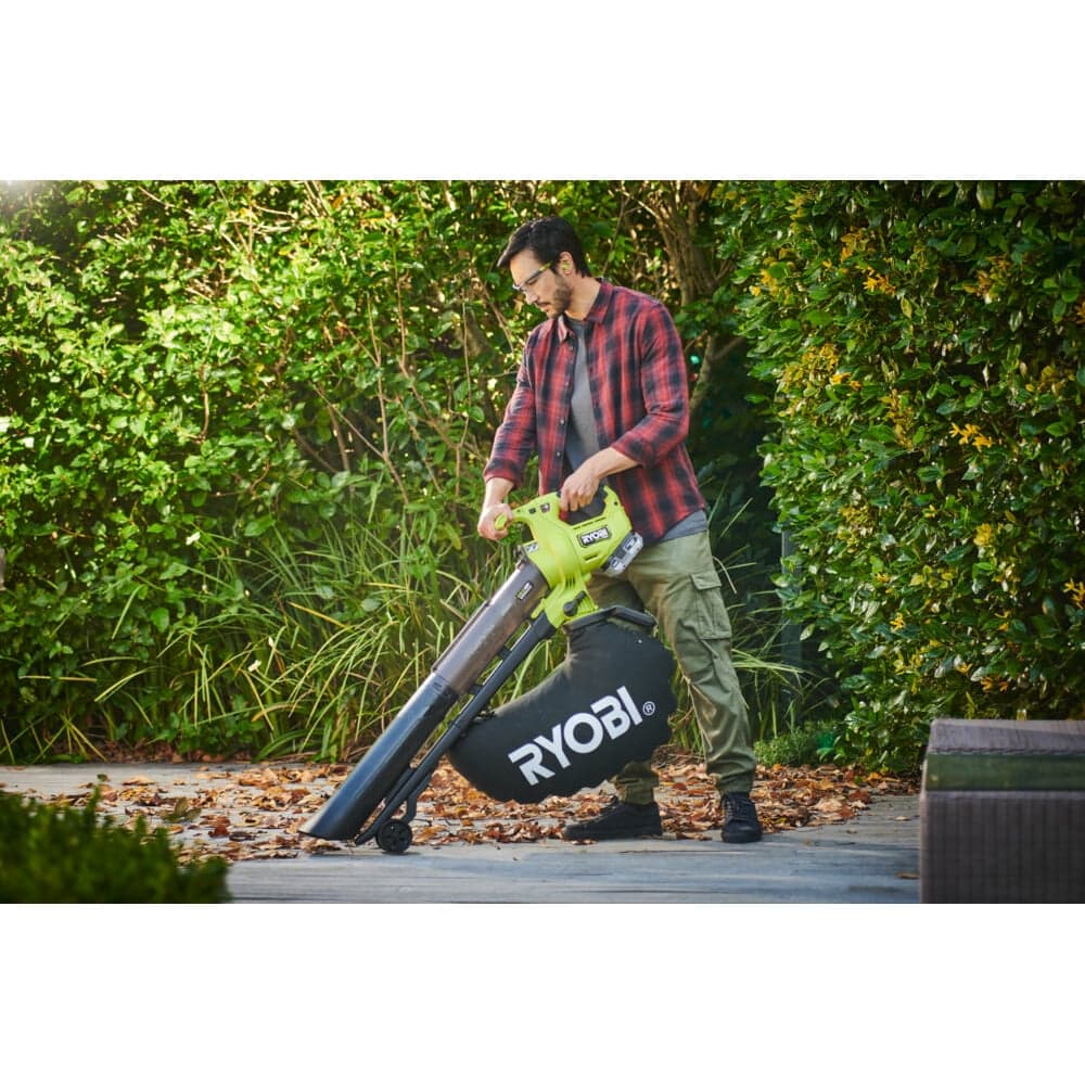 Бесщеточный садовый пылесос-воздуходувка Ryobi ONE+ 18В RY18BVXA-150 5133005666 — фото 8