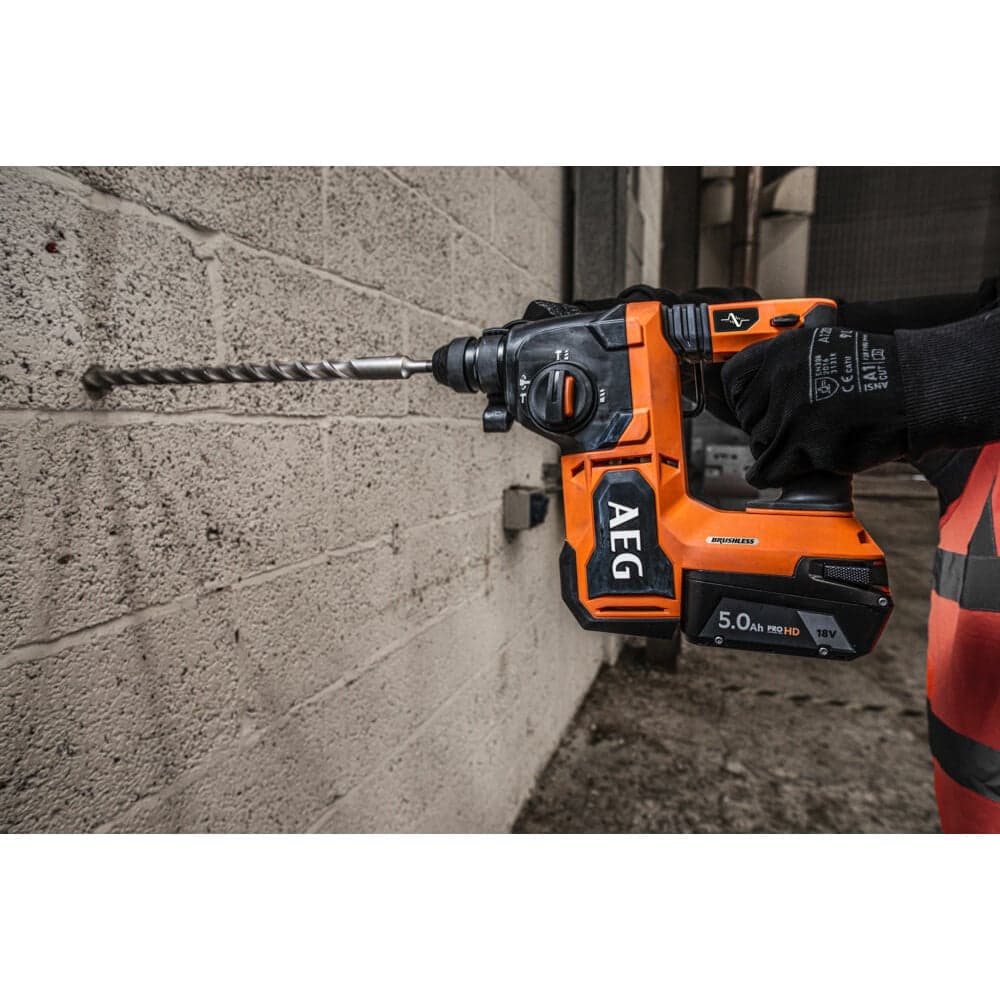 Бесщеточный перфоратор AEG BBH18BL2-502C SDS+, 18В 4935492343 — фото 5