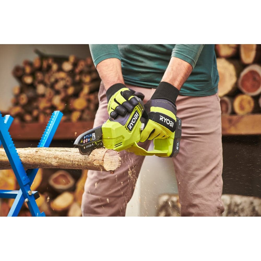 Бесщеточная цепная пила Ryobi ONE+ 18В RY18PSX10A-120 10 см 5133005434 — фото 10