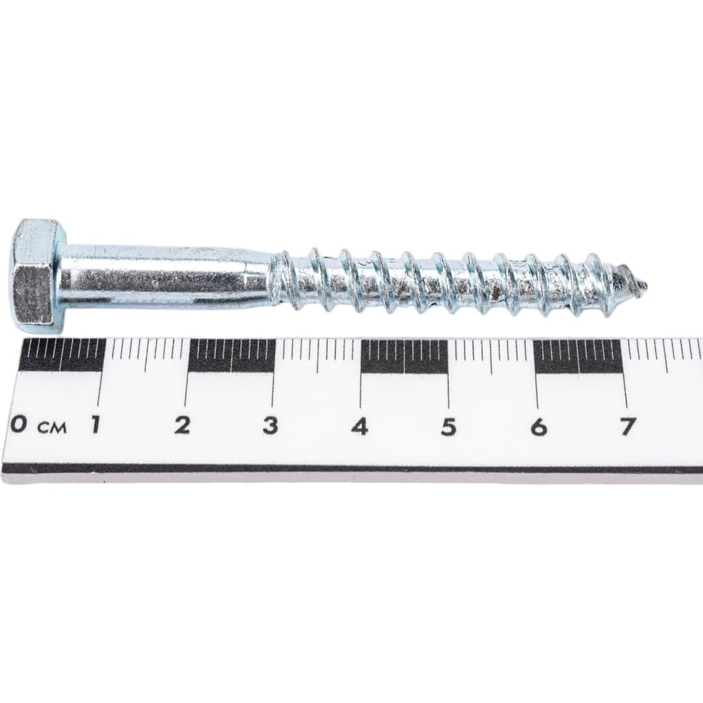 Шурупы с шестигранной головкой Gigant 8.0x70, Zn, 1 кг 123641 — фото 3
