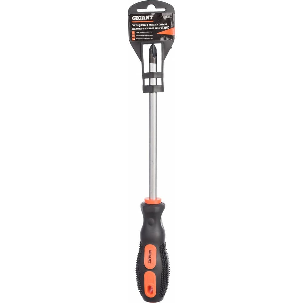 Отвертка Gigant PH3x150 с магнитным наконечником GS PH3150