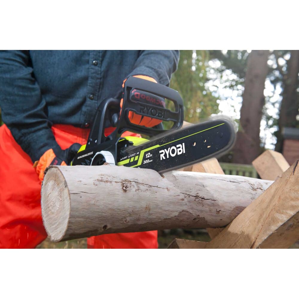 Бесщеточная аккумуляторная цепная пила Ryobi ONE+ OCS1830  без аккумулятора в комплекте 5133002829 — фото 17