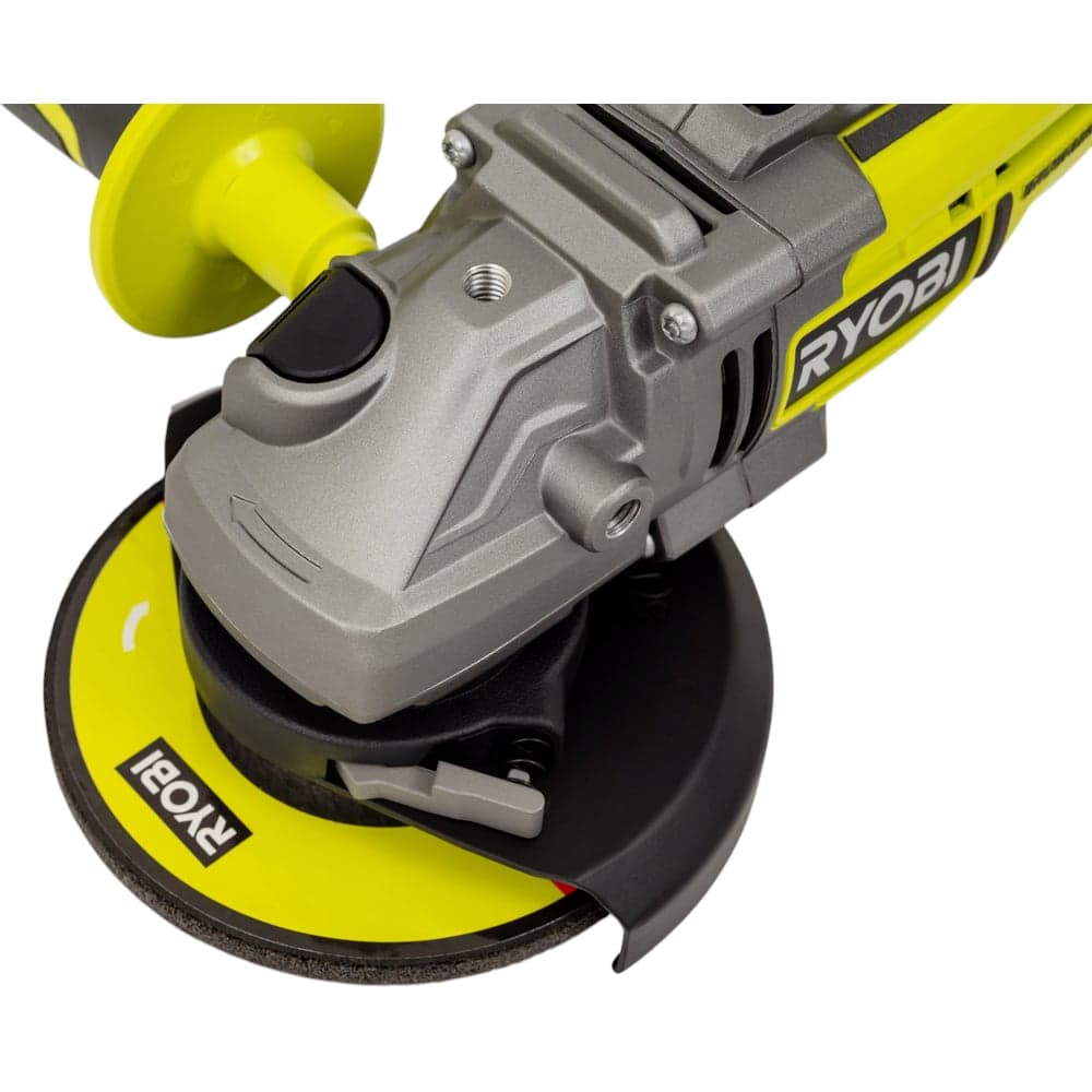 Углошлифмашина бесщеточная Ryobi ONE+ R18AG7-0 без аккумулятора в комплекте 5133002852 — фото 9