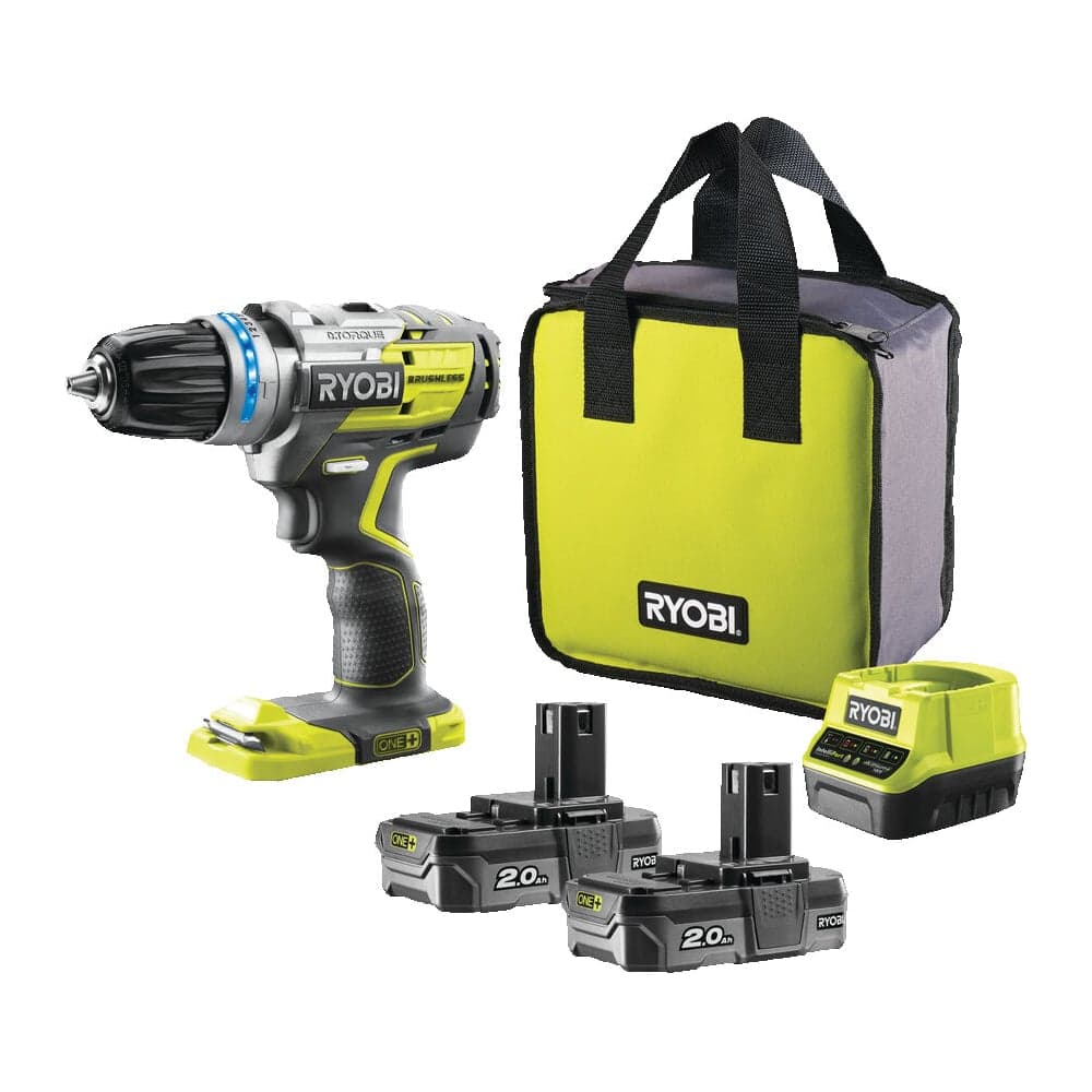 Бесщеточная ударная дрель-шуруповерт Ryobi ONE+ R18PDBL-220S 5133003436