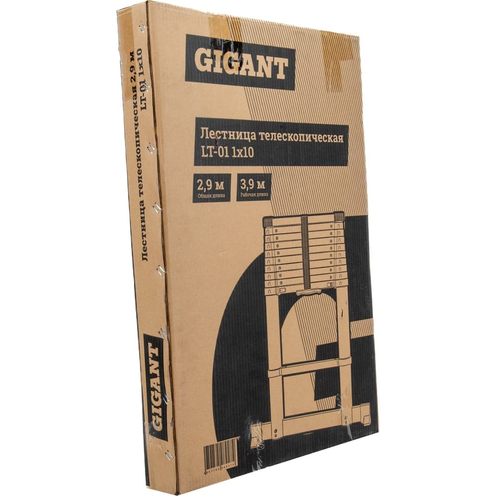 Лестница телескопическая 2.9м Gigant LT-01 1x10 — фото 24