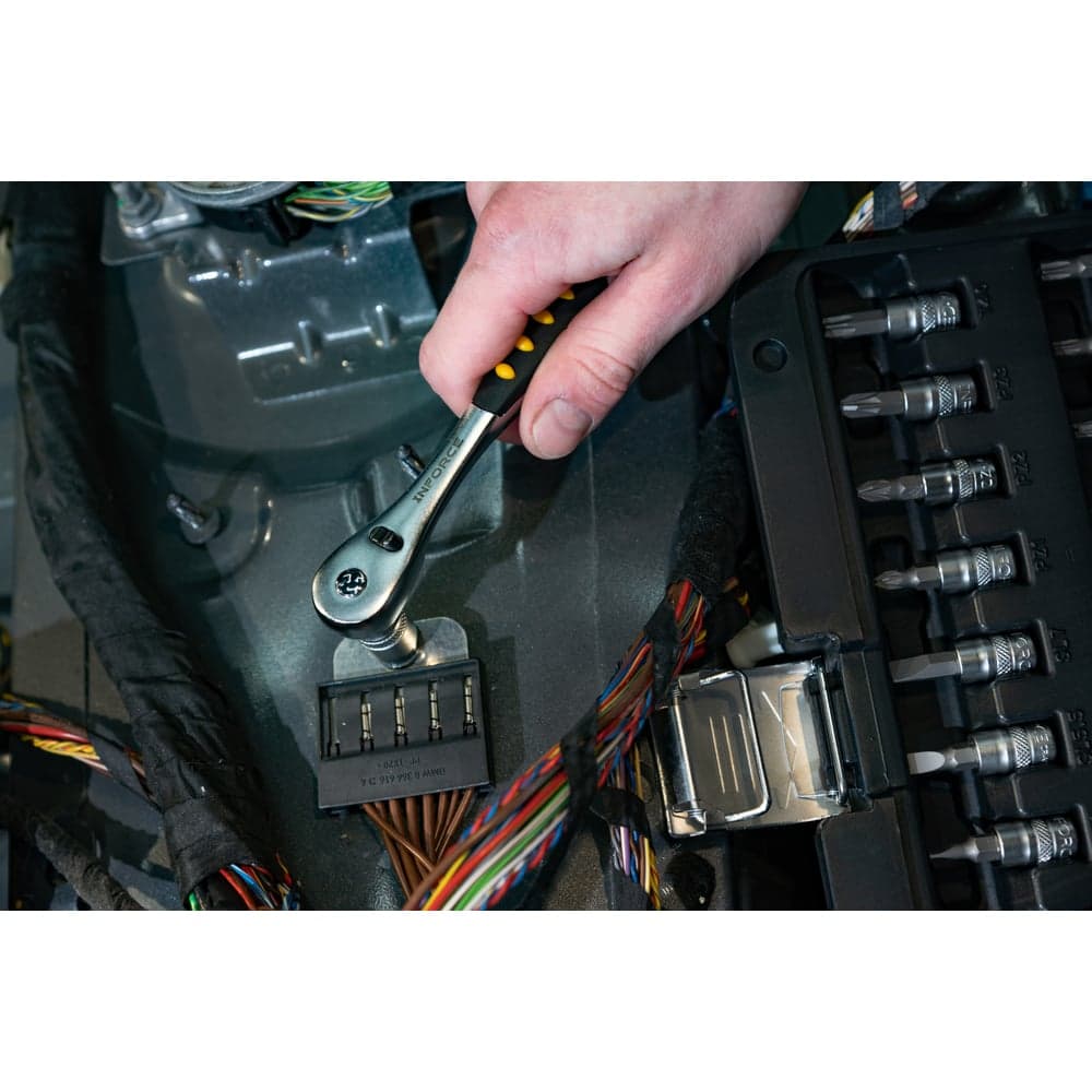 Трещотка 1/2" Inforce DR, Количество зубьев 72 шт, Сталь Cr-V, Длина 260мм, Профессиональная, 06-05-47 — фото 5