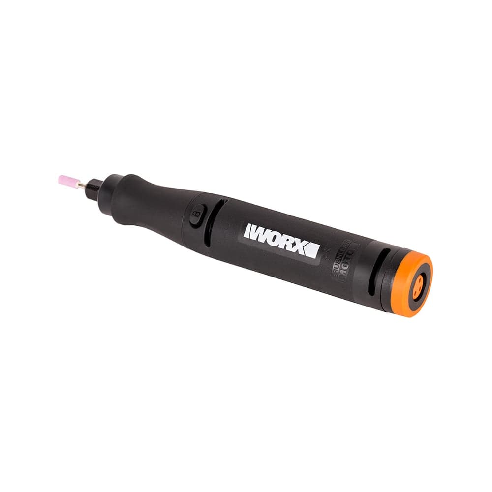 Гравировальная машинка WORX WX739.9 + Выжигатель WORX WX744.9, 20 В, 2 Ач, адаптер, ЗУ, кейс WX988 — фото 6