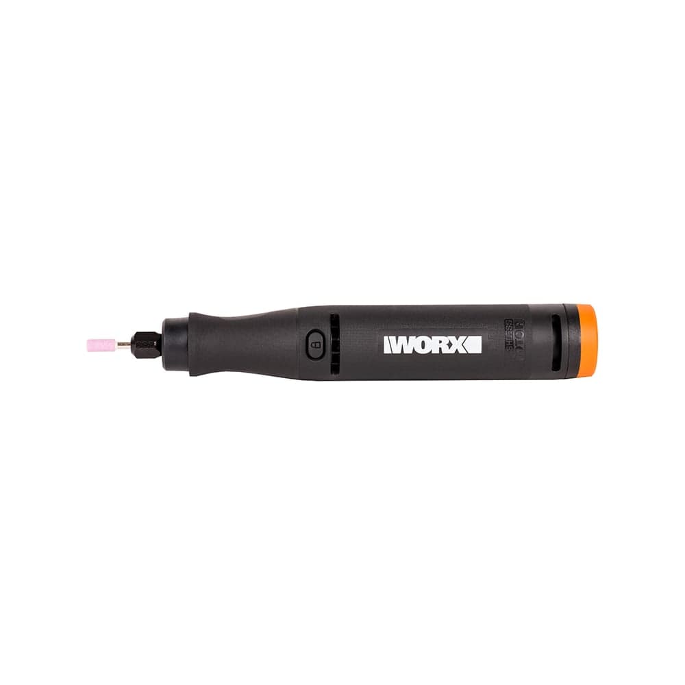 Гравировальная машинка WORX WX739.9 + Выжигатель WORX WX744.9, 20 В, 2 Ач, адаптер, ЗУ, кейс WX988 — фото 8