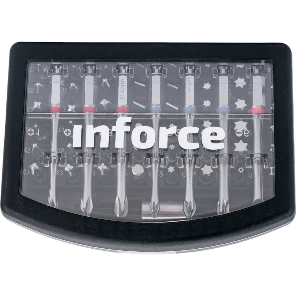 Набор бит с держателем 56 предметов Inforce 11-01-288 — фото 3