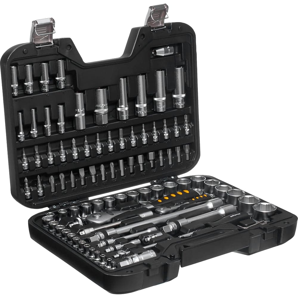 Набор инструментов 94 предмета 1/2", 1/4" Inforce, Сталь Cr-V, Профессиональный, 06-07-10 — фото 15