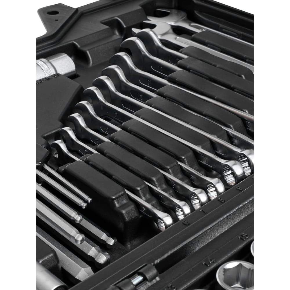 Набор инструментов Inforce 85 предметов 1/2", 1/4" Inforce, Сталь Cr-V, Профессиональный, 06-07-14 — фото 20