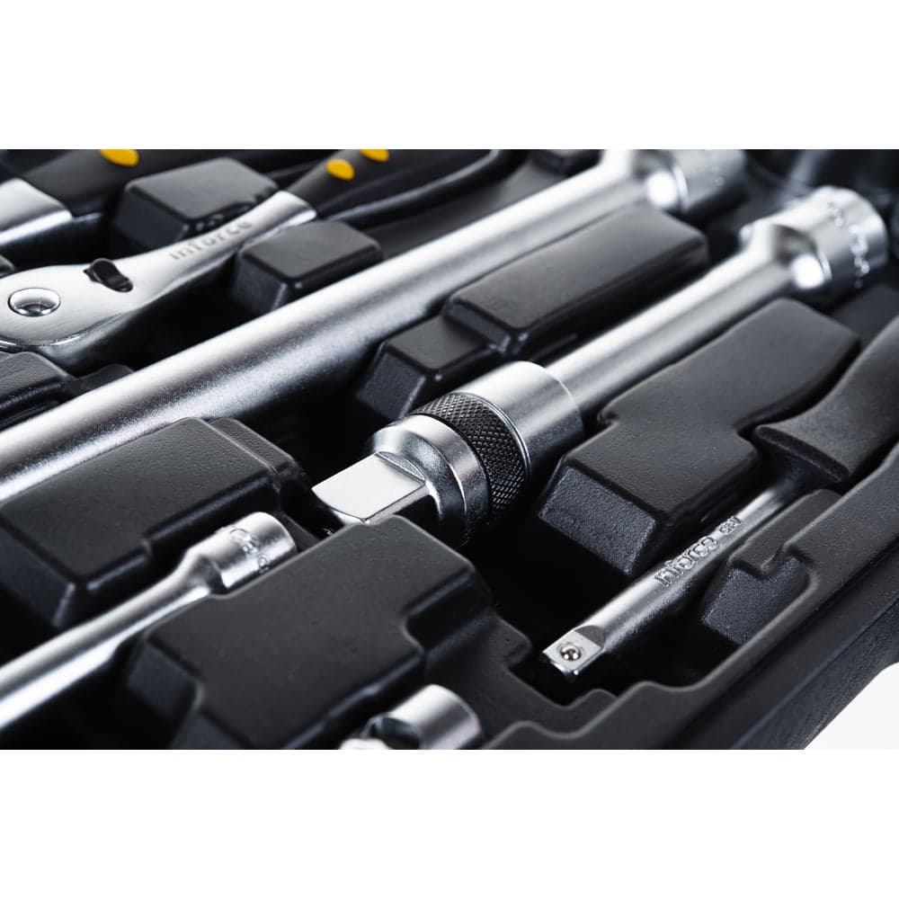 Набор инструментов Inforce 85 предметов 1/2", 1/4" Inforce, Сталь Cr-V, Профессиональный, 06-07-14 — фото 12